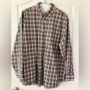 Brooks Brothers “Original Polo Shirt” plaid button down, size XL, 100% Cotton
